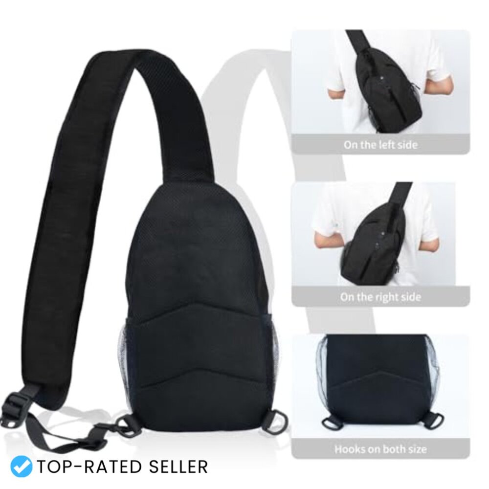 Adjustable Strap Sling Backpack Daypack Travel Hi… - image 5